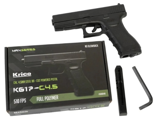 PISTOLA KRICO CO2 CAL. 4.5 510FPS KG17 FULL POLYMER