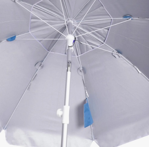 SOMBRILLA CAMPINOX ALUMINIO RECLINABLE 2.20