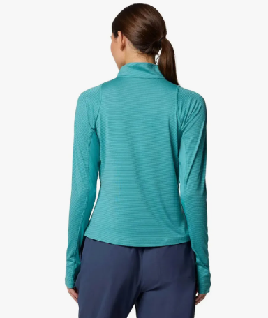 BUZO COLUMBIA DAMA WEEKEND ASCENT DEMI ZIP VERDE