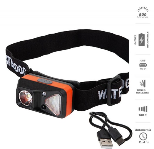 LINTERNA WATERDOG MINERA 800 LUMENS WOL9038