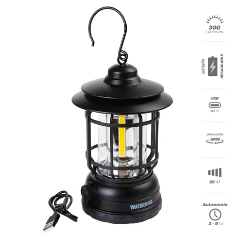 FAROL WATERDOG RECARGABLE 300 LUMENS WOL7990