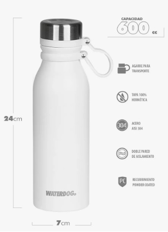 BOTELLA WATERDOG BHUO 600