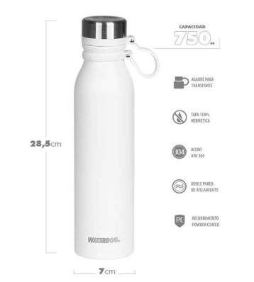 BOTELLA WATERDOG TERMICA BUHO 750 WH