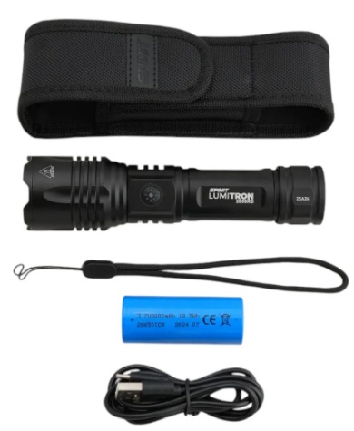 LINTERNA SPINIT LUMITRON 2000RD FUNDA RECARGABLE