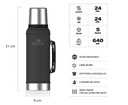 TERMO STANLEY CLASSIC BOTTLE 0.94ML. CON MANIJA NEGRO