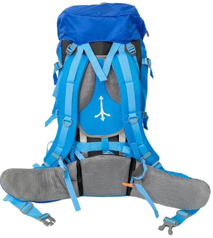 MOCHILA SPINIT TREKKER 65+5 LITROS CON COBERTOR (AZUL)