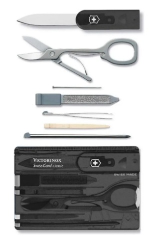 TARJETA VICTORINOX NEGRA
