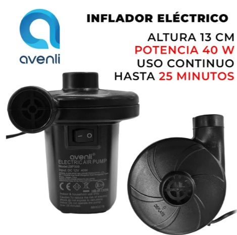 INFLADOR AVENLI ELECTRICO 12 VOLTS