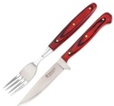 JUEGO CUCHILLO Y TENEDOR VENADO PARA ASADO