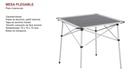 MESA BAMBOO PLEGABLE DE ALUMINIO 