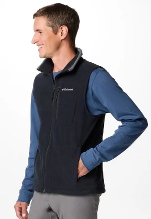 CHALECO COLUMBIA POLAR VAST TRECK VEST NEGRO