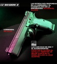 PISTOLA ASG SHADOW 2 CZ 4.5mm BLOWBACK CO2