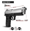 PISTOLA EKOL ES P92B WHITE CO2 BLOWBACK CON ESTUCHE