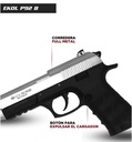 PISTOLA EKOL ES P92B WHITE CO2 BLOWBACK CON ESTUCHE