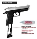 PISTOLA EKOL ES P92B WHITE CO2 BLOWBACK CON ESTUCHE