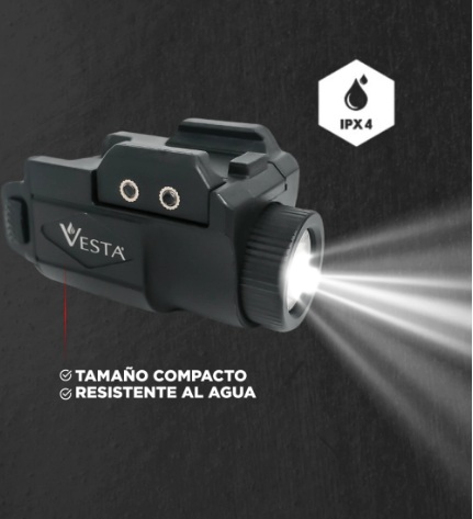 LINTERNA VESTA TACTICA F1 FLASHLIGHT DEFENSE