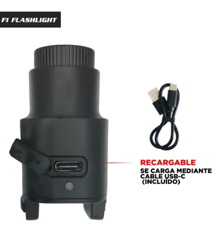 LINTERNA VESTA TACTICA F1 FLASHLIGHT DEFENSE