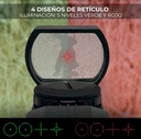 MIRA HOLOGRAFICA TACTICA VICTOPTICS MULTIRETICULO 11 Y 22mm