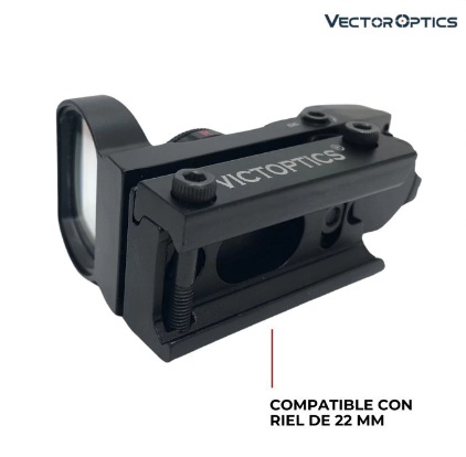 MIRA HOLOGRAFICA TACTICA VICTOPTICS MULTIRETICULO 11 Y 22mm