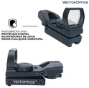 MIRA HOLOGRAFICA TACTICA VICTOPTICS MULTIRETICULO 11 Y 22mm