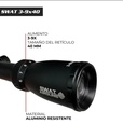 MIRA TELESCOPICA SWAT AIRGUNS 3-9X40 + ANCLAJES