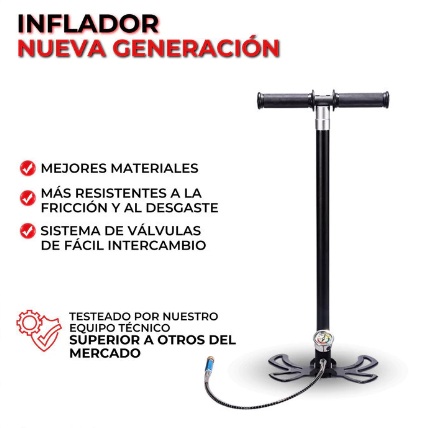 INFLADOR PCP SWAT AIRGUNS SA-400bar 4 ETAPAS INFLADO RAPIDO