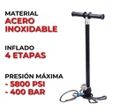 INFLADOR PCP SWAT AIRGUNS SA-400bar 4 ETAPAS INFLADO RAPIDO