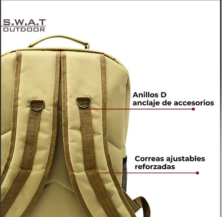 MOCHILA SWAT OUTDOOR 40 LITROS ARENA