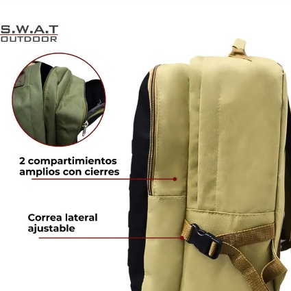 MOCHILA SWAT OUTDOOR 40 LITROS ARENA