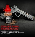 BALINES BBS ACERO SWAT AIRGUNS 4.5mm X1.500 UNIDADES
