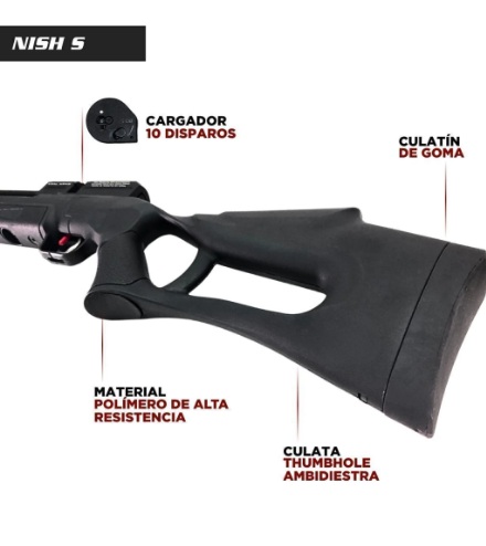 RIFLE PCP KRAL NISH PUNCHER 6.35 MM