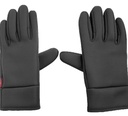 GUANTES SOFT SHELL MUJER NIÑO COLOR NEGRO