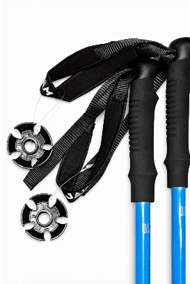 BASTONES DE TREKKING POR PAR CON BOLSA Y ACCESORIOS