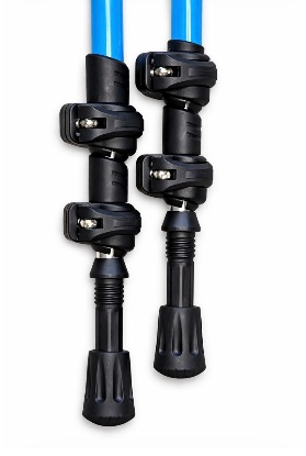 BASTONES DE TREKKING POR PAR CON BOLSA Y ACCESORIOS