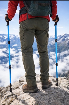 BASTONES DE TREKKING POR PAR CON BOLSA Y ACCESORIOS