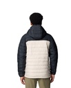 CAMPERA HOMBRE COLUMBIA POWDER LITE II HOODED JACKET DARK STONE BLACK