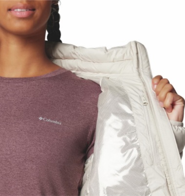 CAMPERA COLUMBIA DAMA POWDER LITE II DARK STONE