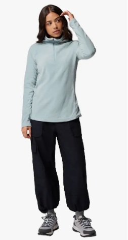 BUZO MICRO POLAR COLUMBIA GLACIAL IV CELESTE