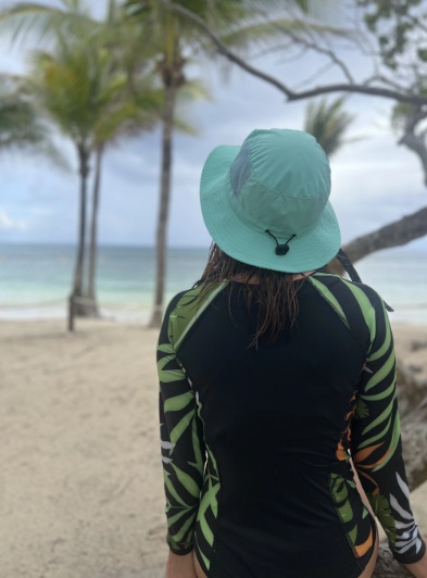 SURF HAT ORIGAMI VERDE AGUA