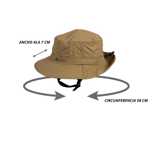 SURF HAT ORIGAMI BEIGE