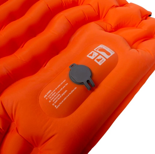 AISLANTE ORIGAMI SUPERLIGHT C/ ALMOHADA INFLADOR INORPORADO NARANJA