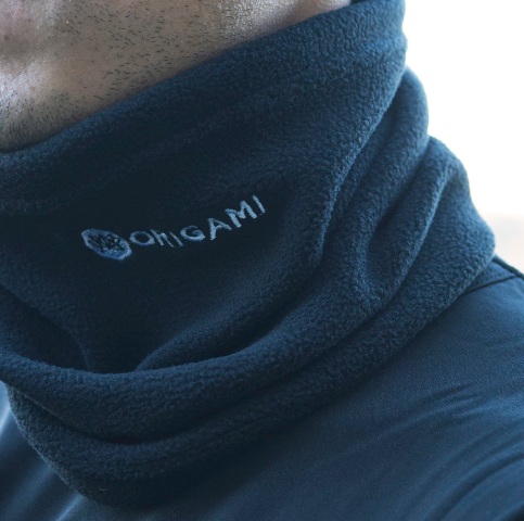 CUELLO POLAR ORIGAMI TERMICO NEGRO