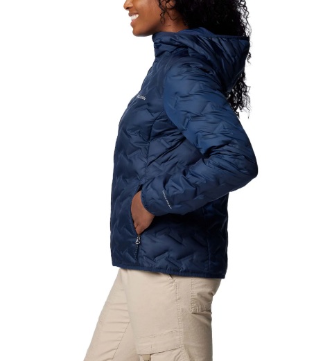  CAMPERA COLUMBIA DAMA DELTA RIDGE II DOWN HOODED, AZUL 