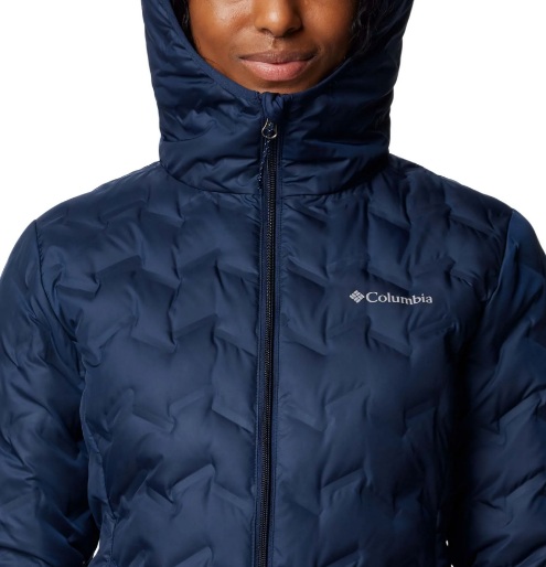  CAMPERA COLUMBIA DAMA DELTA RIDGE II DOWN HOODED, AZUL 