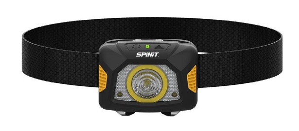 LINTERNA SPINIT HL600RD RECARGABLE DUAL CON SENSOR