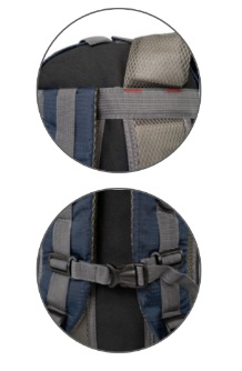MOCHILA SPINIT TREKKER 28 LITROS AZUL/NEGRO