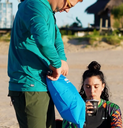 BOLSA ESTANCA / INFLADOR  ORIGAMI VERDE