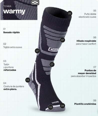 MEDIA SOX SKI Y SNOWBOARD TOPO