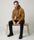 CAMPERA SPYDER HOMBRE CORDERITO CAPUCHA MOSTAZA