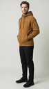 CAMPERA SPYDER HOMBRE CORDERITO CAPUCHA MOSTAZA